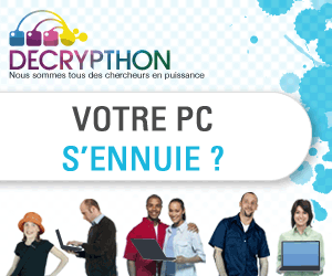 Les chercheurs du D&eacute;crypthon ont besoin de vous!
